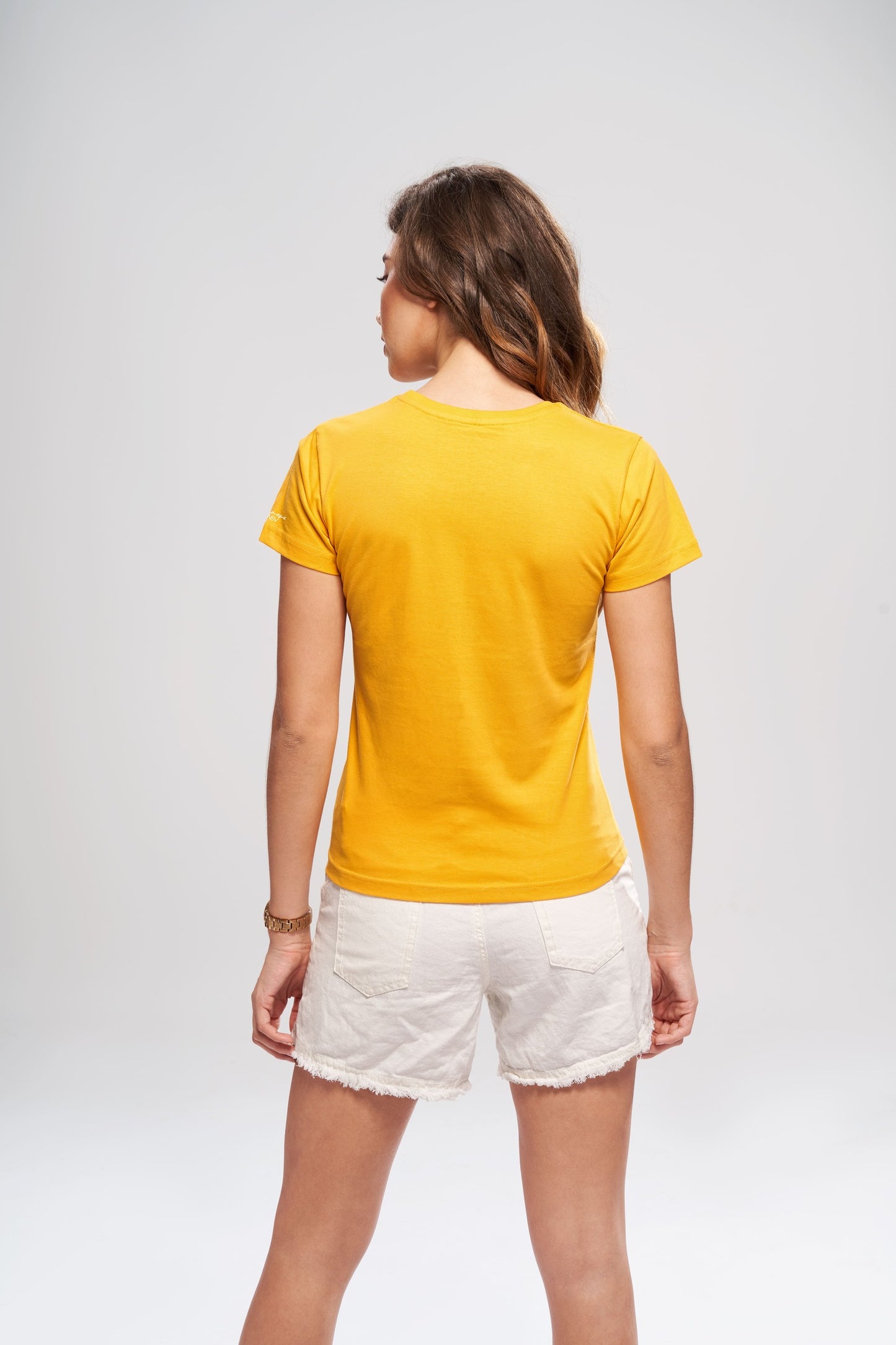 Yellow Half Sleeves T-Shirt